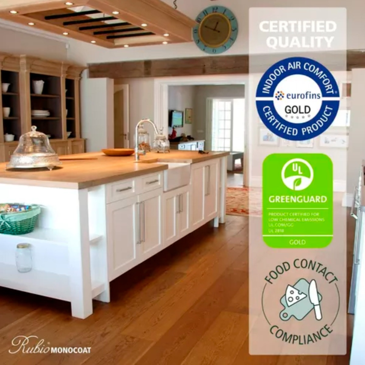 Aceite RUBIO Monocoat con estabilizador de UV integrado. 2.5 L