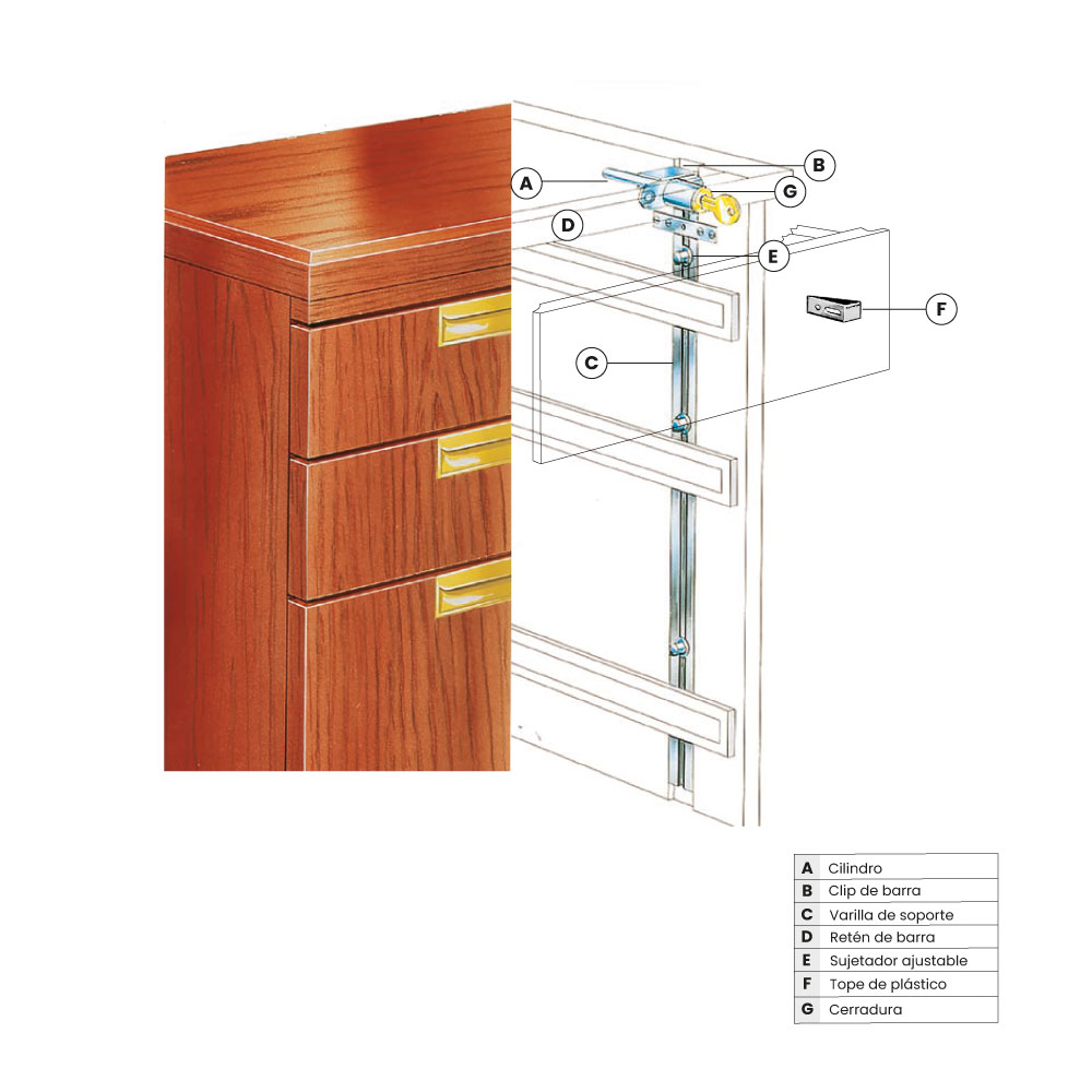 Sistema 100: Montaje Frontal 