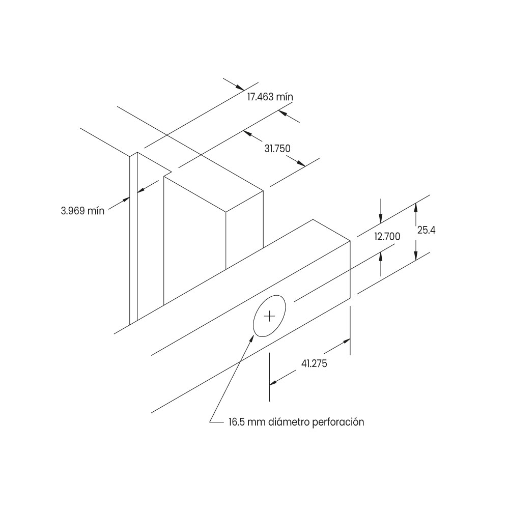 Sistema 100: Montaje Frontal 