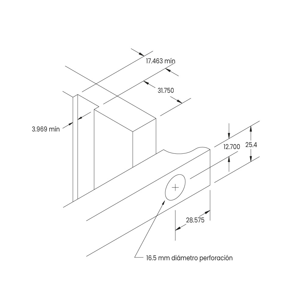 Sistema 101: Montaje Frontal 