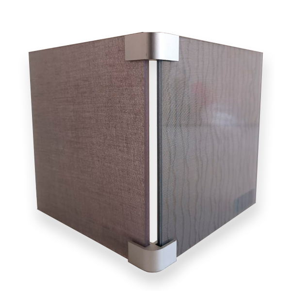 Conectores SAFETY para mampara de escritorio