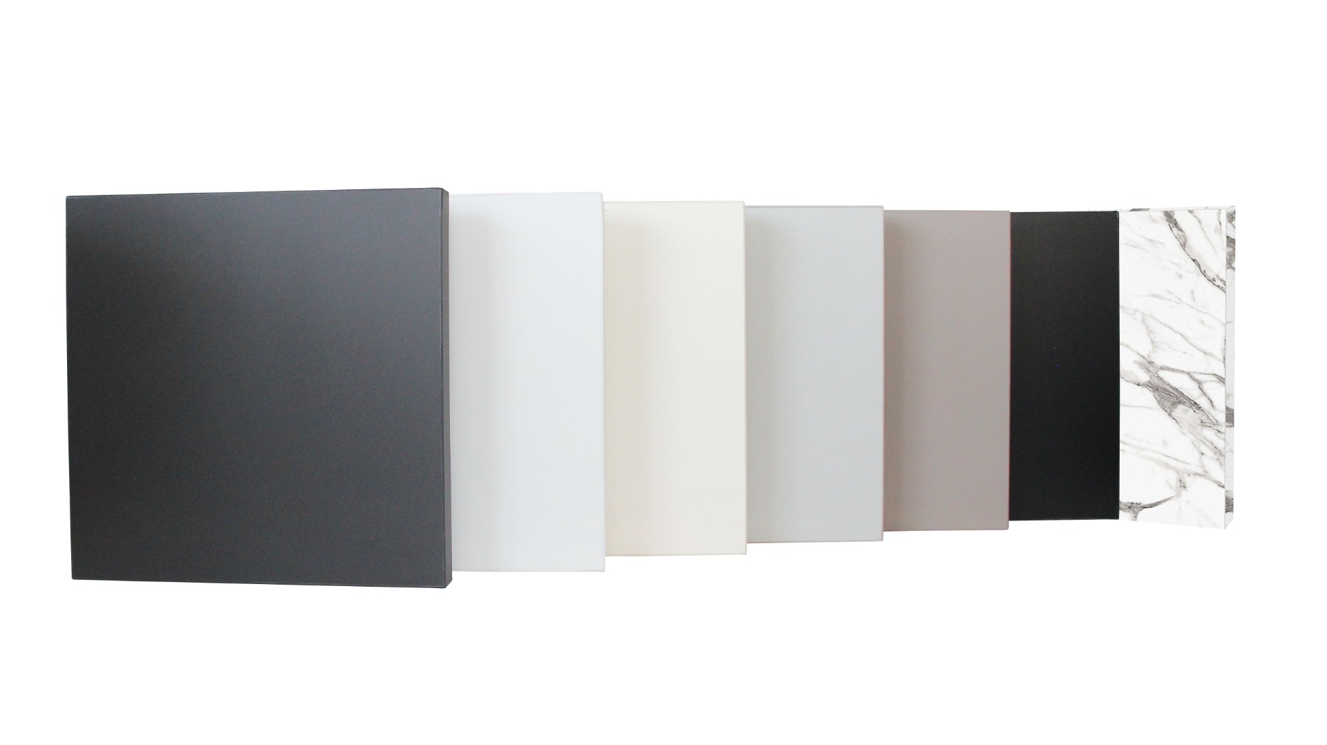 Muestras de panel Zénit, medida 200 x 200 mm