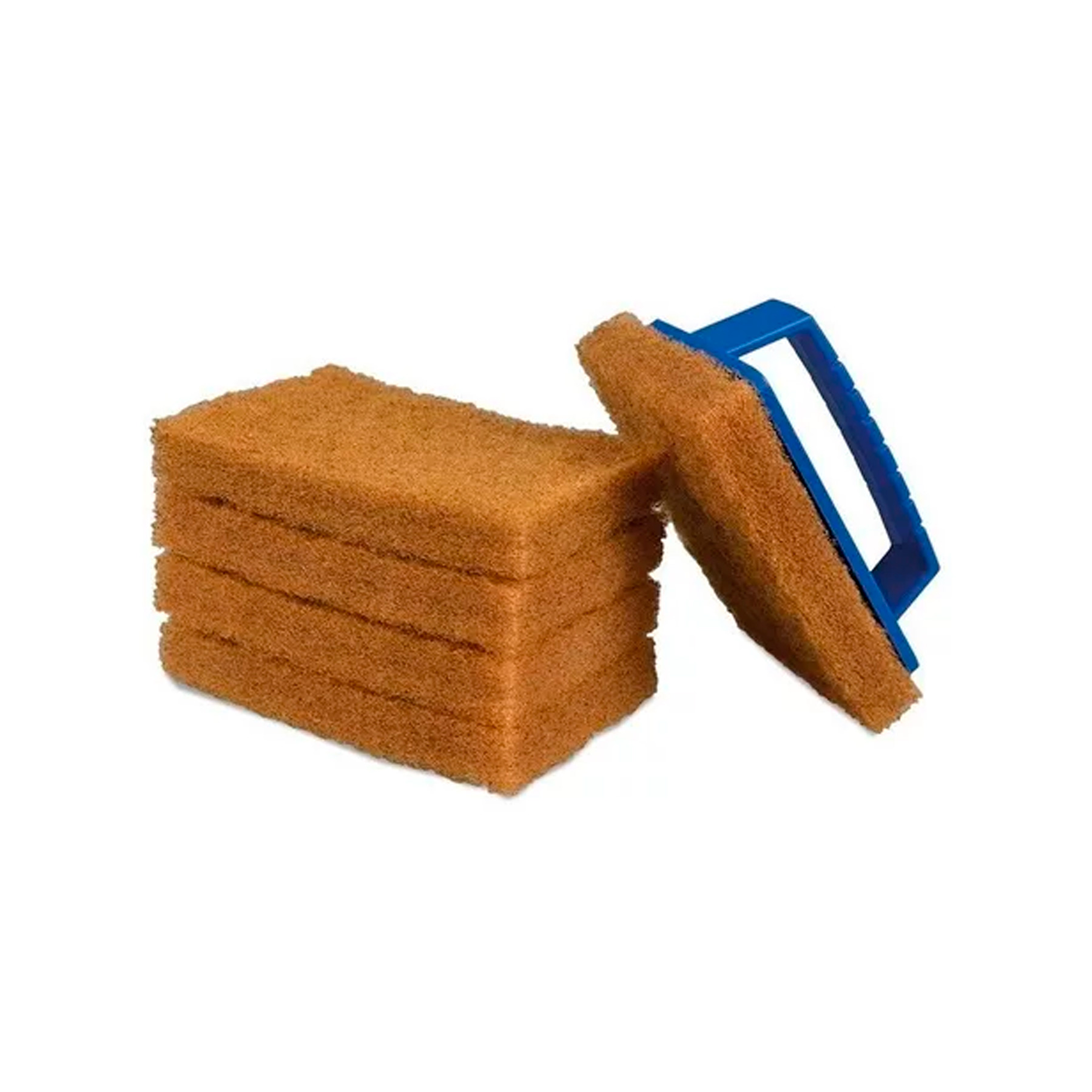 SCRUBBY SET  de 5 almohadillas aplicadoras, con 1 mango