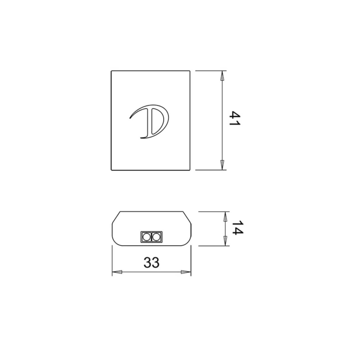 Sensor IR WI-XD función On- off de proximidad, compatible con módulo CM2)|M12 y M24, acabado negro