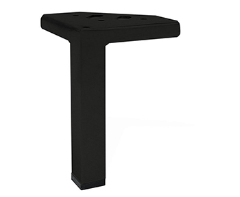 Pata SESTO, altura 150 mm, acabado negro