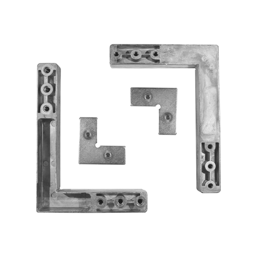 Set de ángulos de fijación 2 grandes y 2 pequeños + tornilleria para perfil Factor