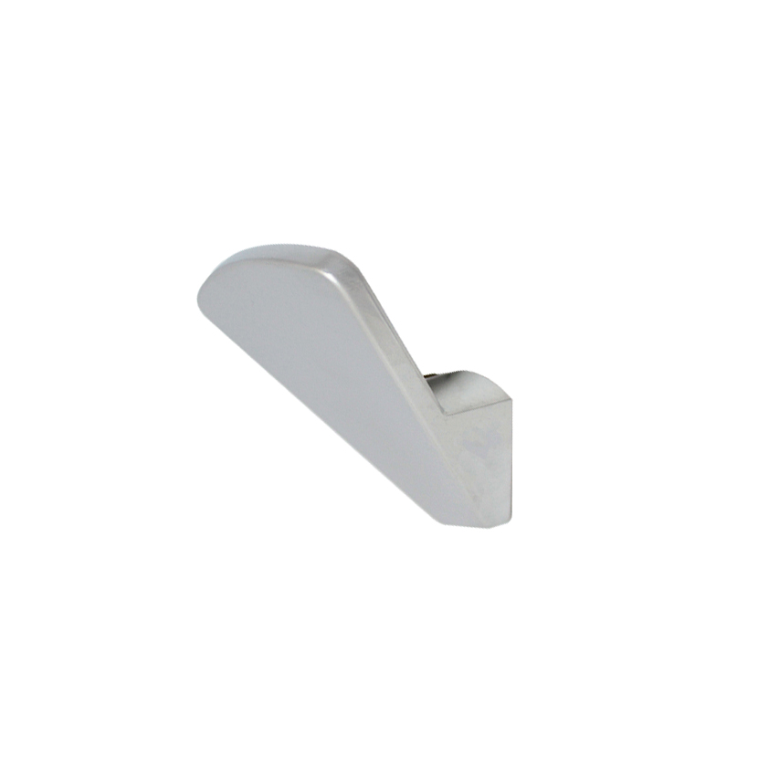 Colgador triangular de 55 x 49 mm, acabado cromo mate