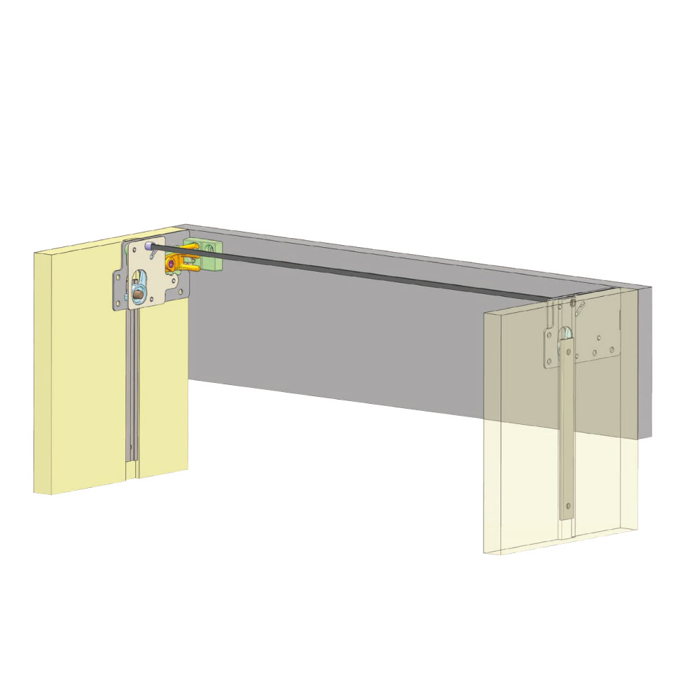 Sistema 120: cerradura para archiveros anchos
