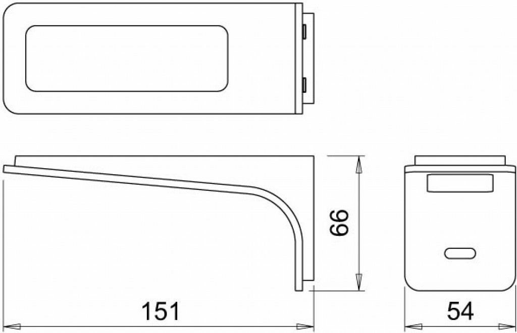 Lámpara para gabinetes altos SKATE 3.0 de luz natural | M12