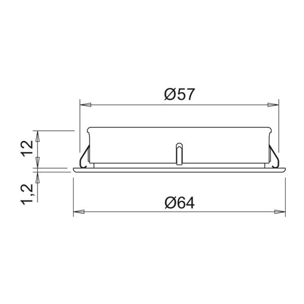 Lámpara SMALLY XS PLUS para embutir, 3w/24V | M24