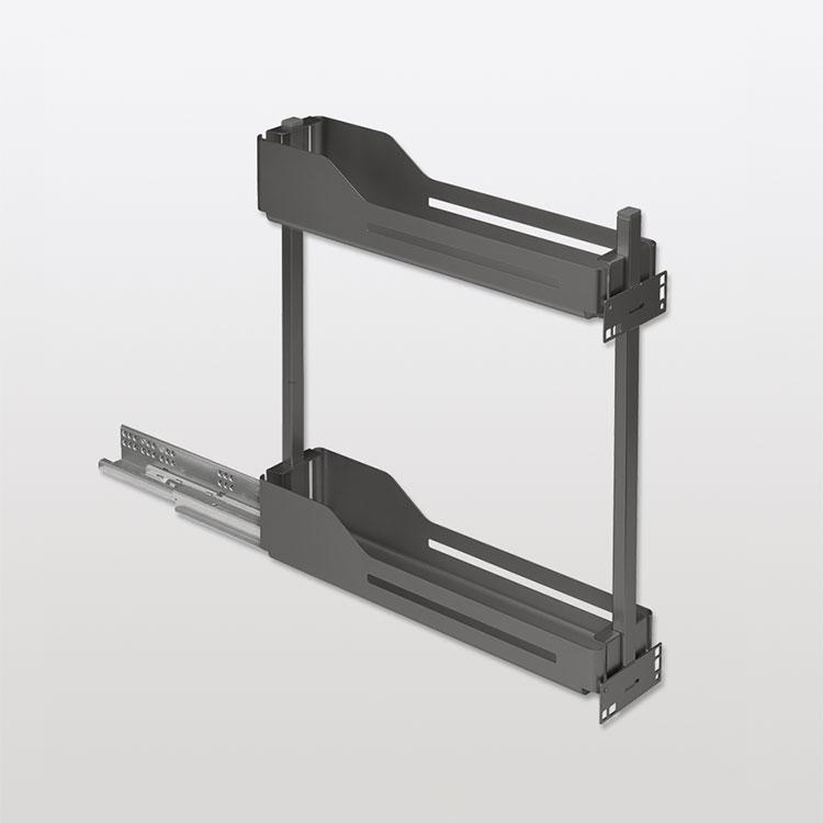 Extraíble botellero SNELLO, línea LIBELL para gabinete de 150 mm