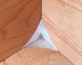 Esquinero SOFT, para gabinete, color transparente