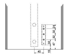 SOFT STOPP gris para corredera de alta capacidad BOX.