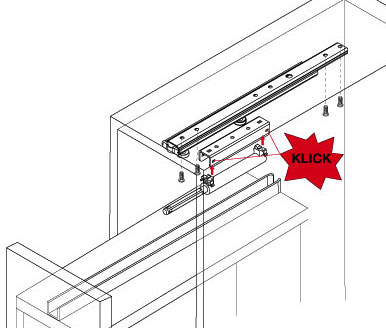 SOFT STOPP gris para corredera de alta capacidad BOX.