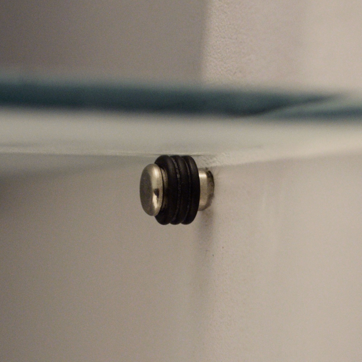 Soporte para entrepaño OR, aplicación cristal o madera, perno de 5 mm Ø