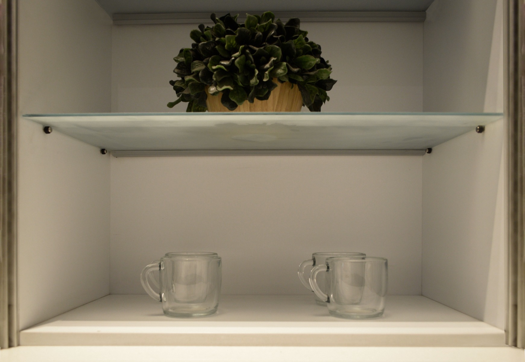 Soporte para entrepaño OR, aplicación cristal o madera, perno de 5 mm Ø