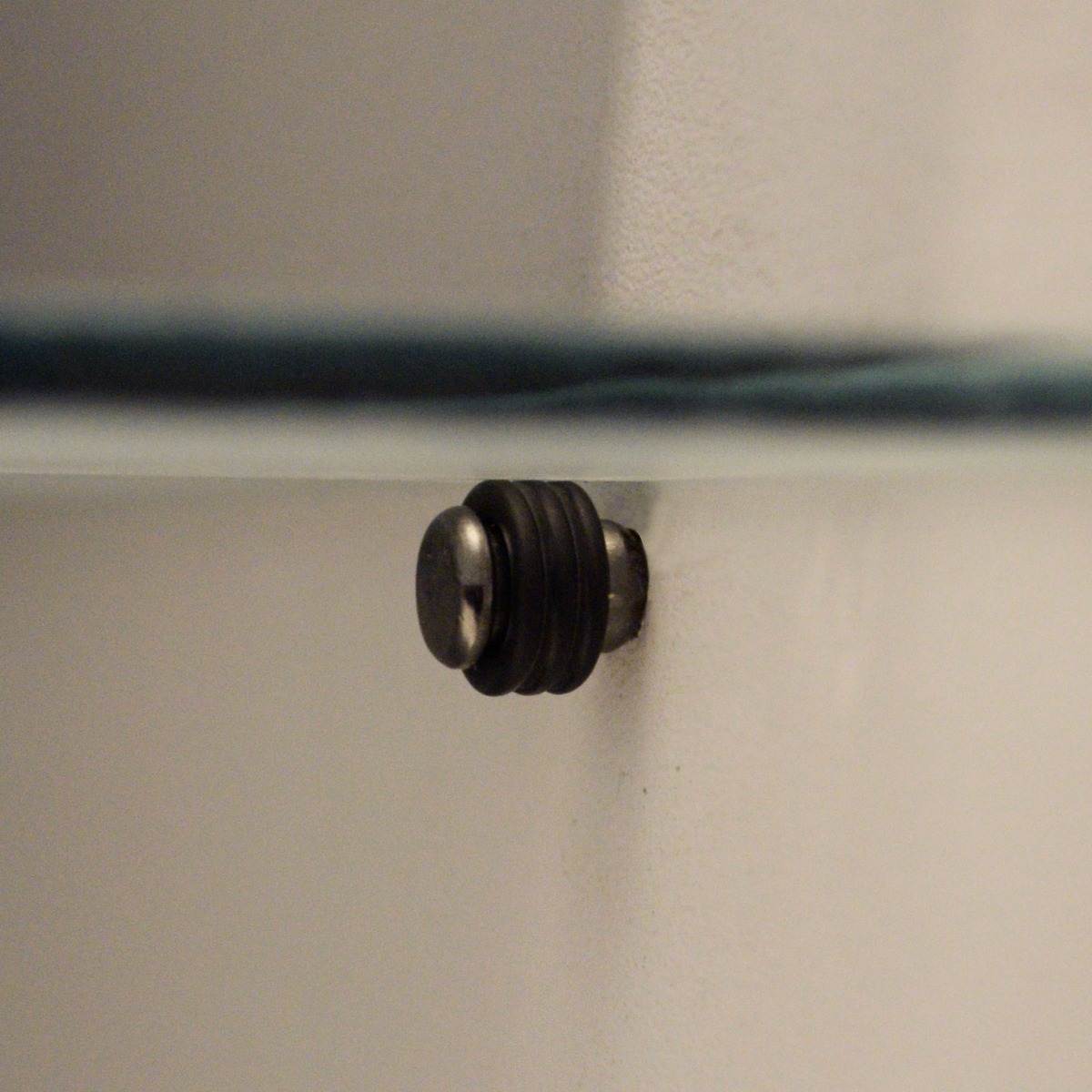 Soporte para entrepaño OR, aplicación cristal o madera, perno de 5 mm Ø