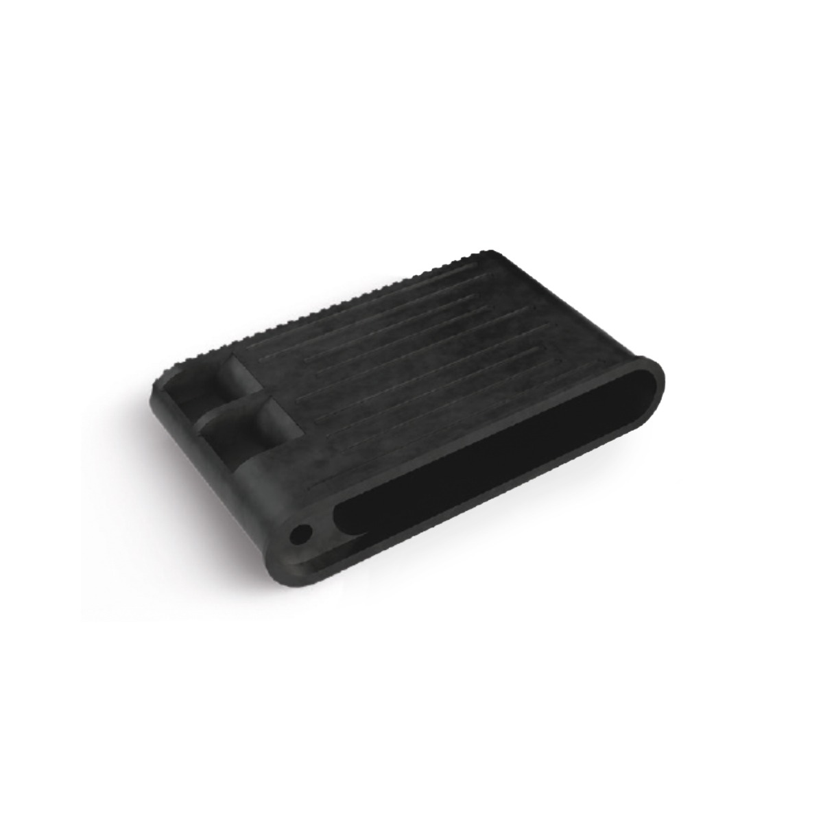 Perfil de aluminio STUDY para puerta angosta de cristal