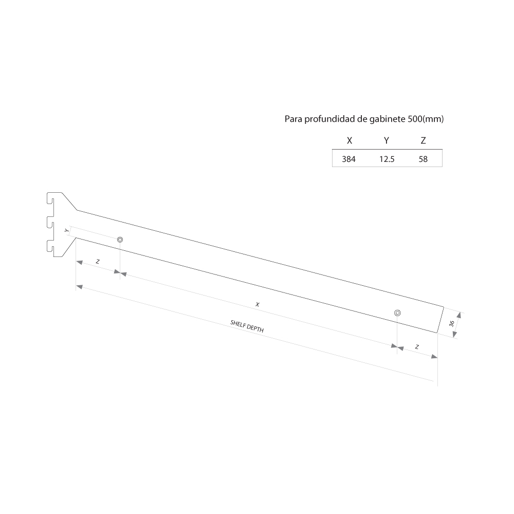 Sistema VERTIKO para zapatera