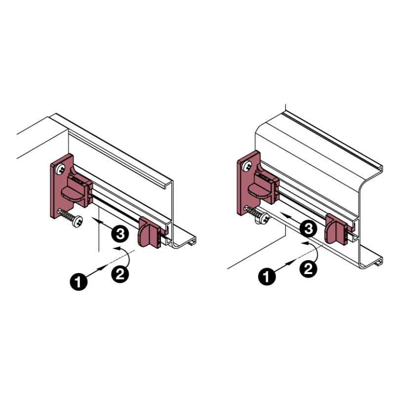 Caja con 10 perfiles de aluminio GOLA L y accesorios opcionales
