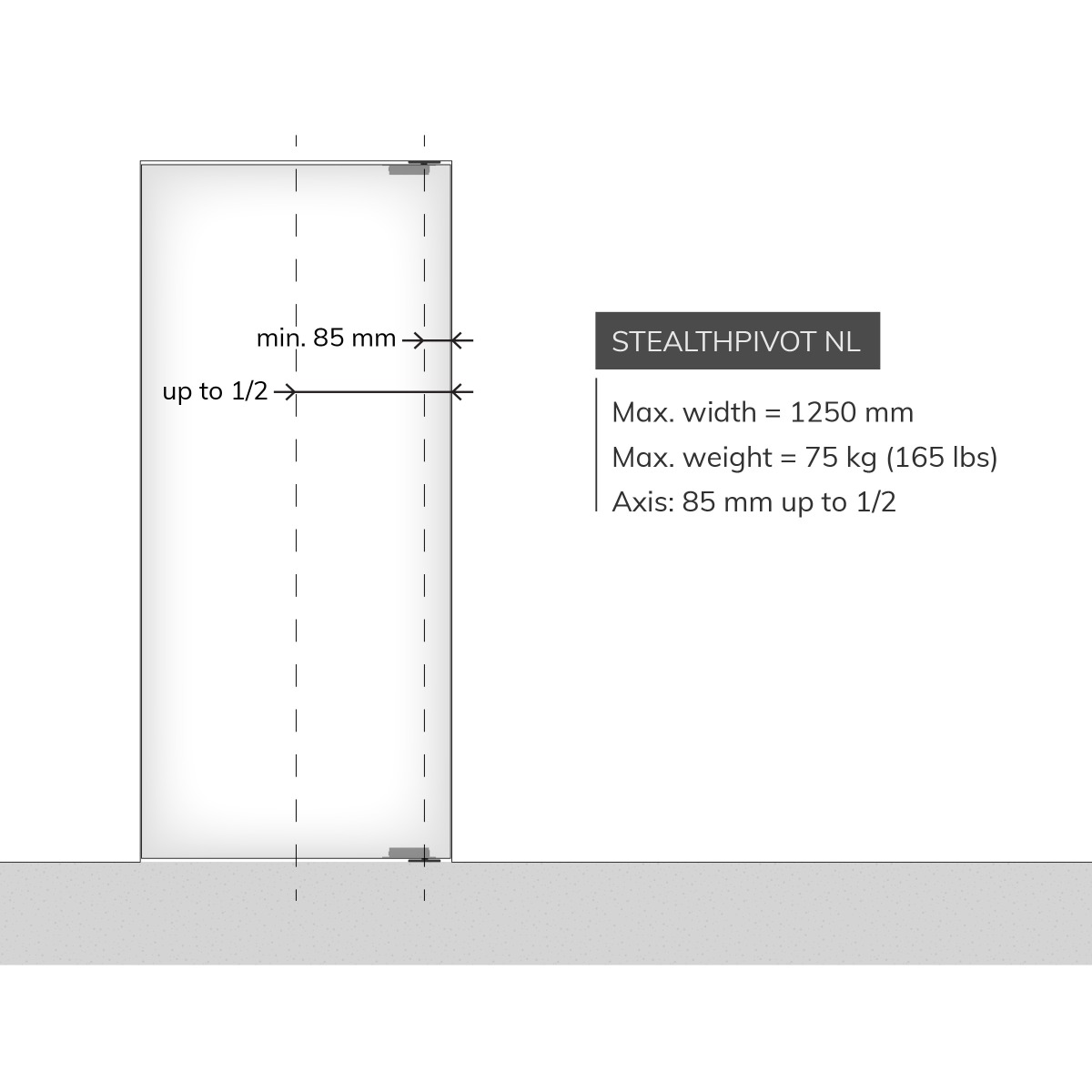 Bisagra tipo bibel FUNKTIONAL NL con auto cierre, para puerta de madera, cap. de carga 75 kg