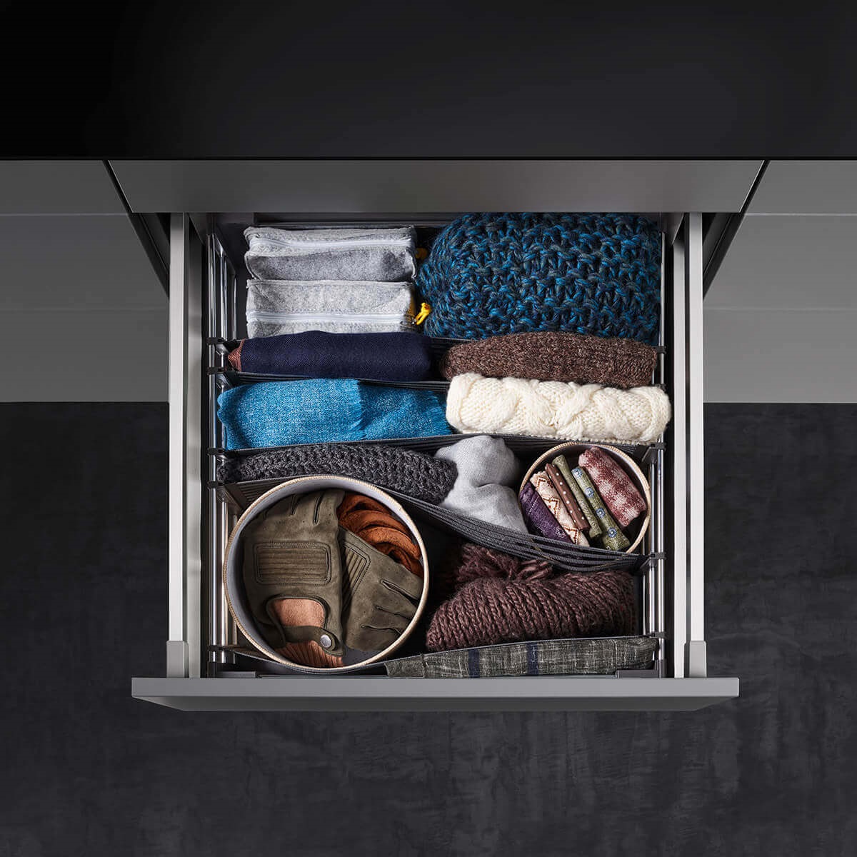 Marco de organización flexible SpaceFlexx® para cajones