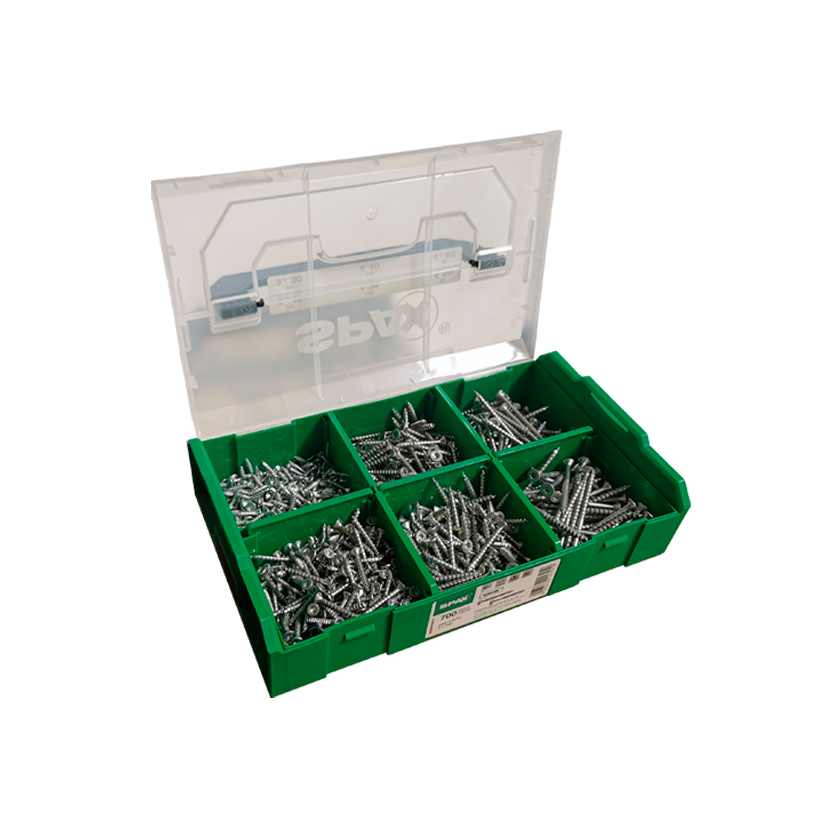 Maletín Demo MINI L-BOXX con tornillería SPAX