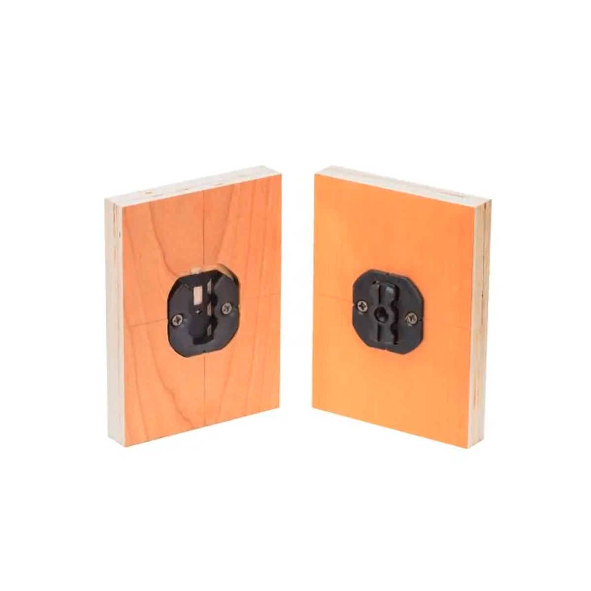 STRIPLOX CLIP 50 para fijación de repisa o mueble pequeño, Ø 49.5mm, color negro