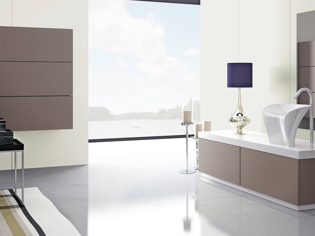 Panel ZENIT Supermatt BASALTO SM medida 2750 x 1220 mm. espesor 18 mm.