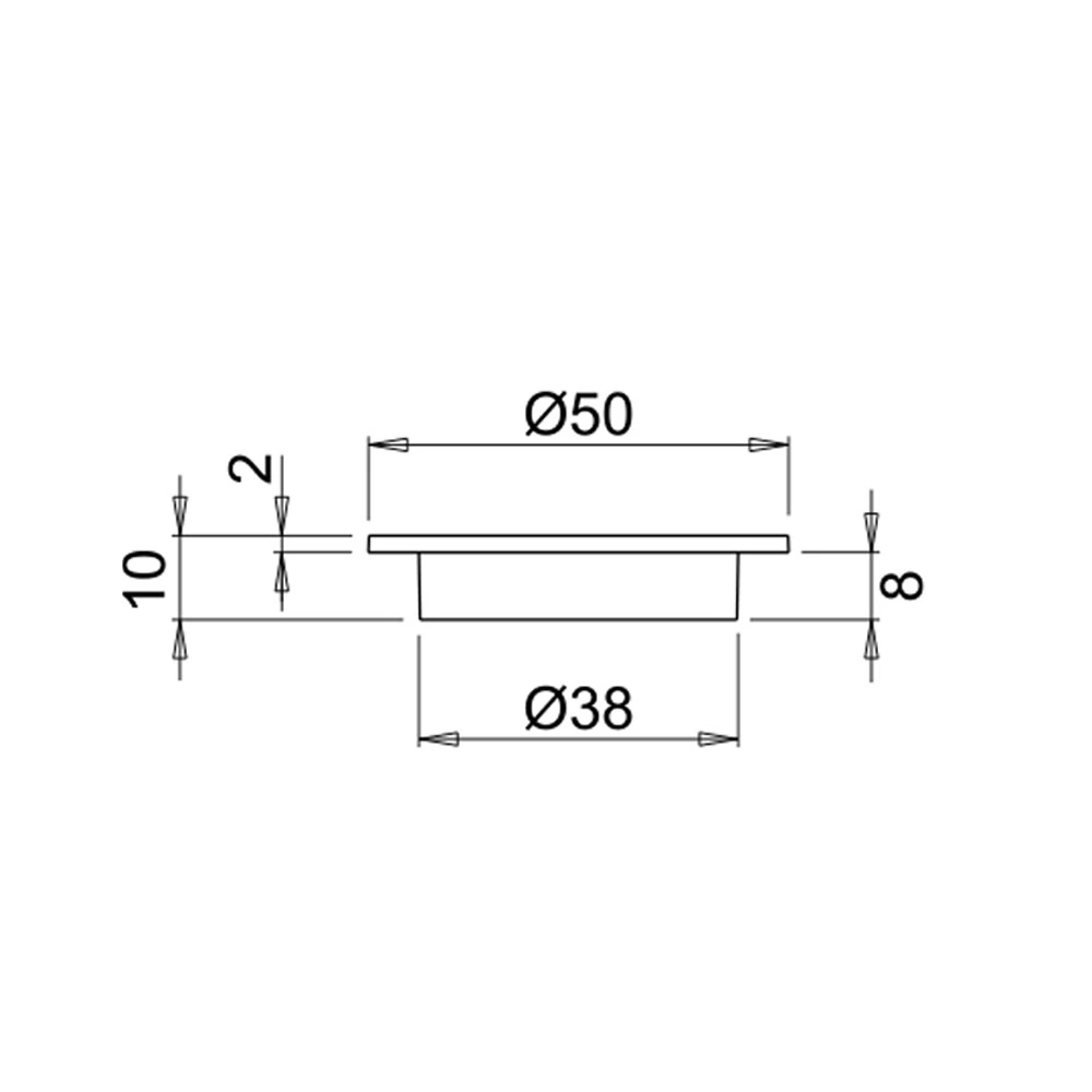 Switch oculto CAPSENS para superficies de madera, vidrio y acrílico con capacidad 60W | M24