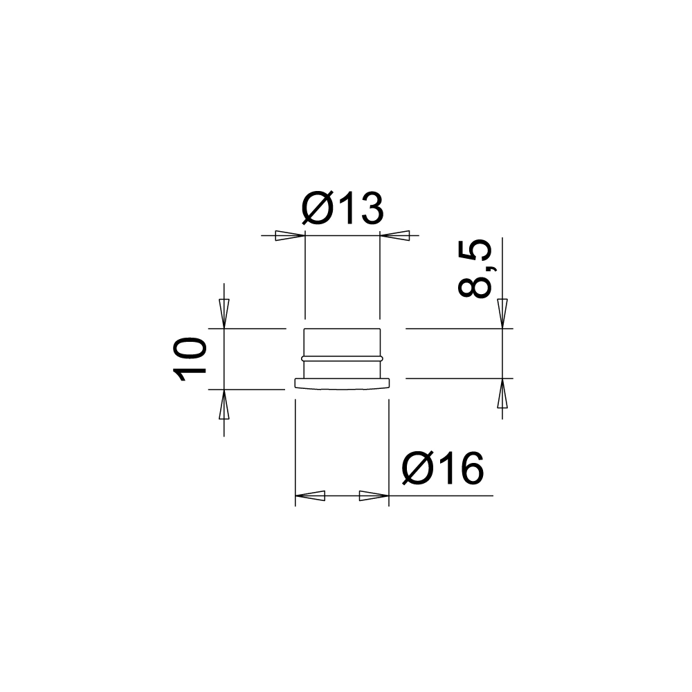Switch sensor de presencia PIR-2 MINI para MINI POLY,  M24