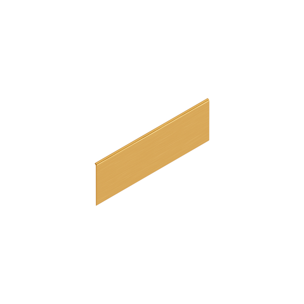 Tapa lisa para cajones LEGRABOX, acabado dorado cepillado