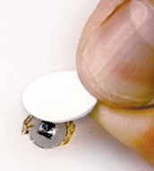 Tapas de melamina con adhesivo, para tornillos