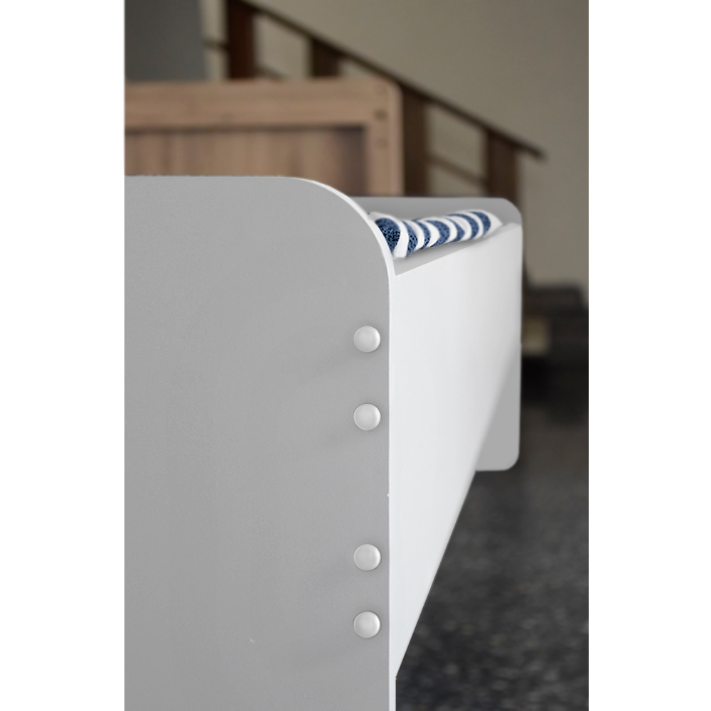 Tapa plástica para tornillo CONFIRMAT de 12 mm de diámetro para madera, color blanco