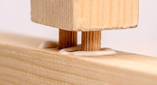 Taquete de madera acanalado para ensamble de muebles