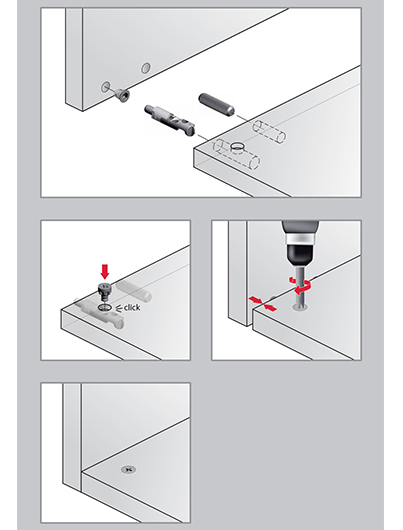 Inserto M6 de 10 x 10 mm para TARGET