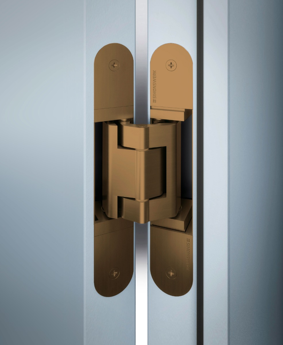 Bisagra TECTUS 340 para puerta de comunicación, capacidad de carga 80 kg por par