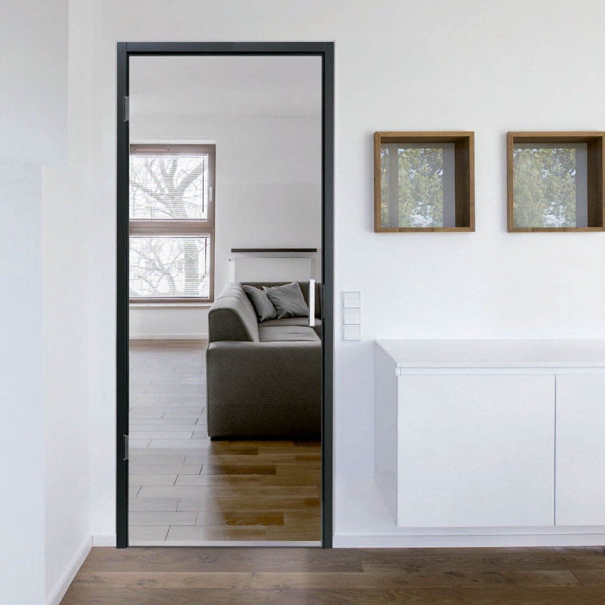 Bisagra oculta para vidrio  TECTUS Glass puerta de cristal