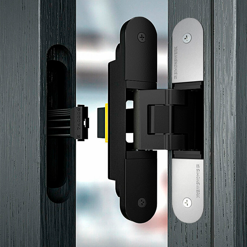 Bisagra Oculta TECTUS ENERGY 340, color negro