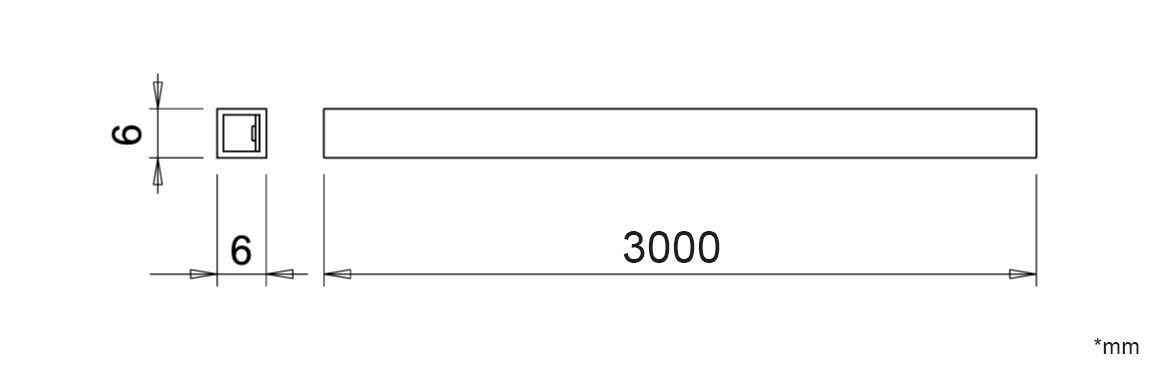 Tira FLEXYLED AT6, Luz cálida, doble cable de conexión | M24
