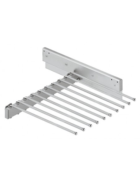 Pantalonero extraíble capacidad 10 pantalones, acabado cromo