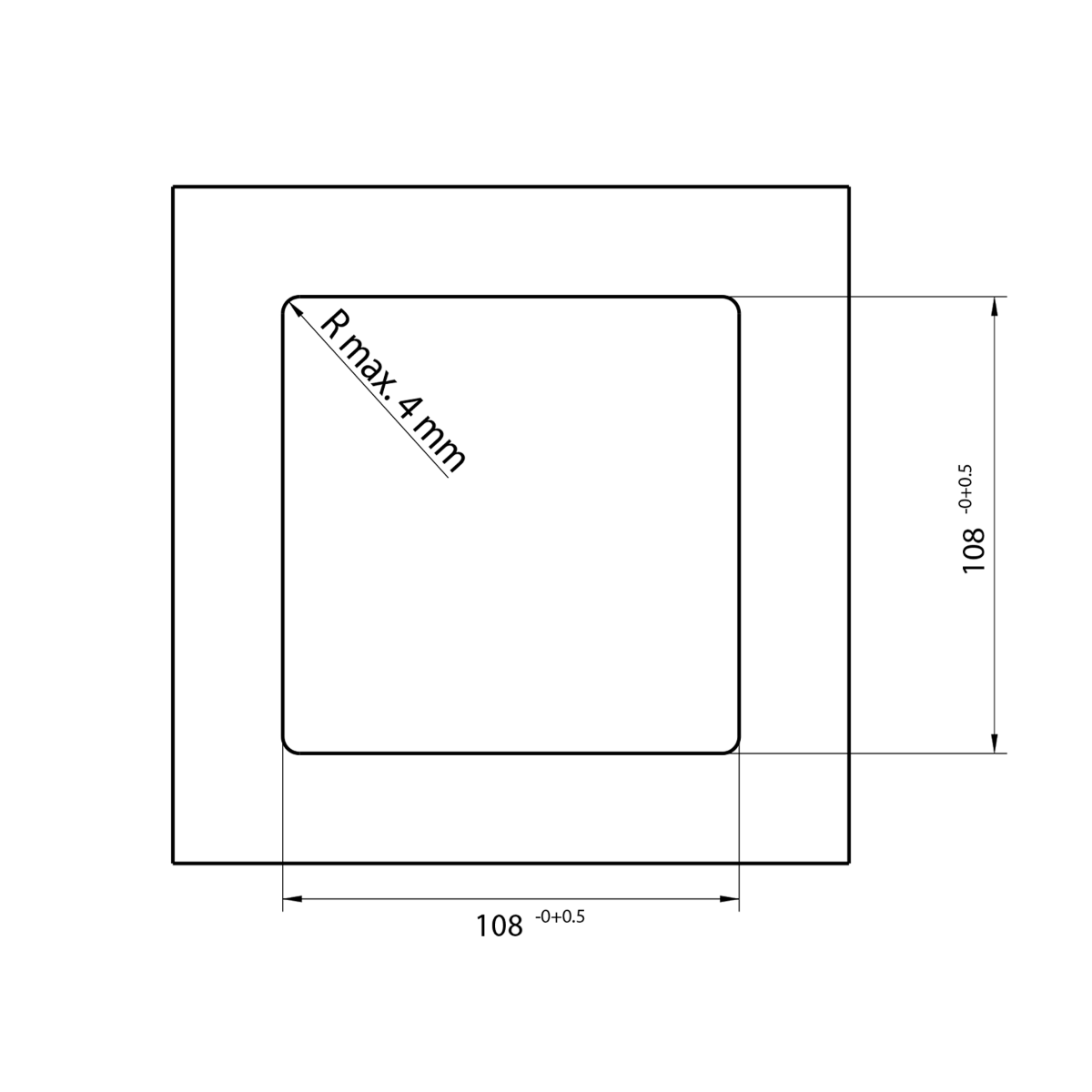Multicontacto VERSA HIT para embutir, 2 sockets, acabado acero inox