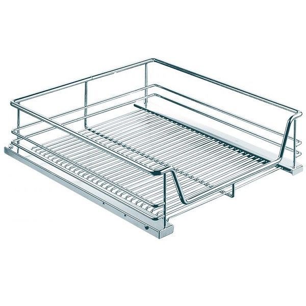 Canastillas para gabinete de cocina en acabado cromado 