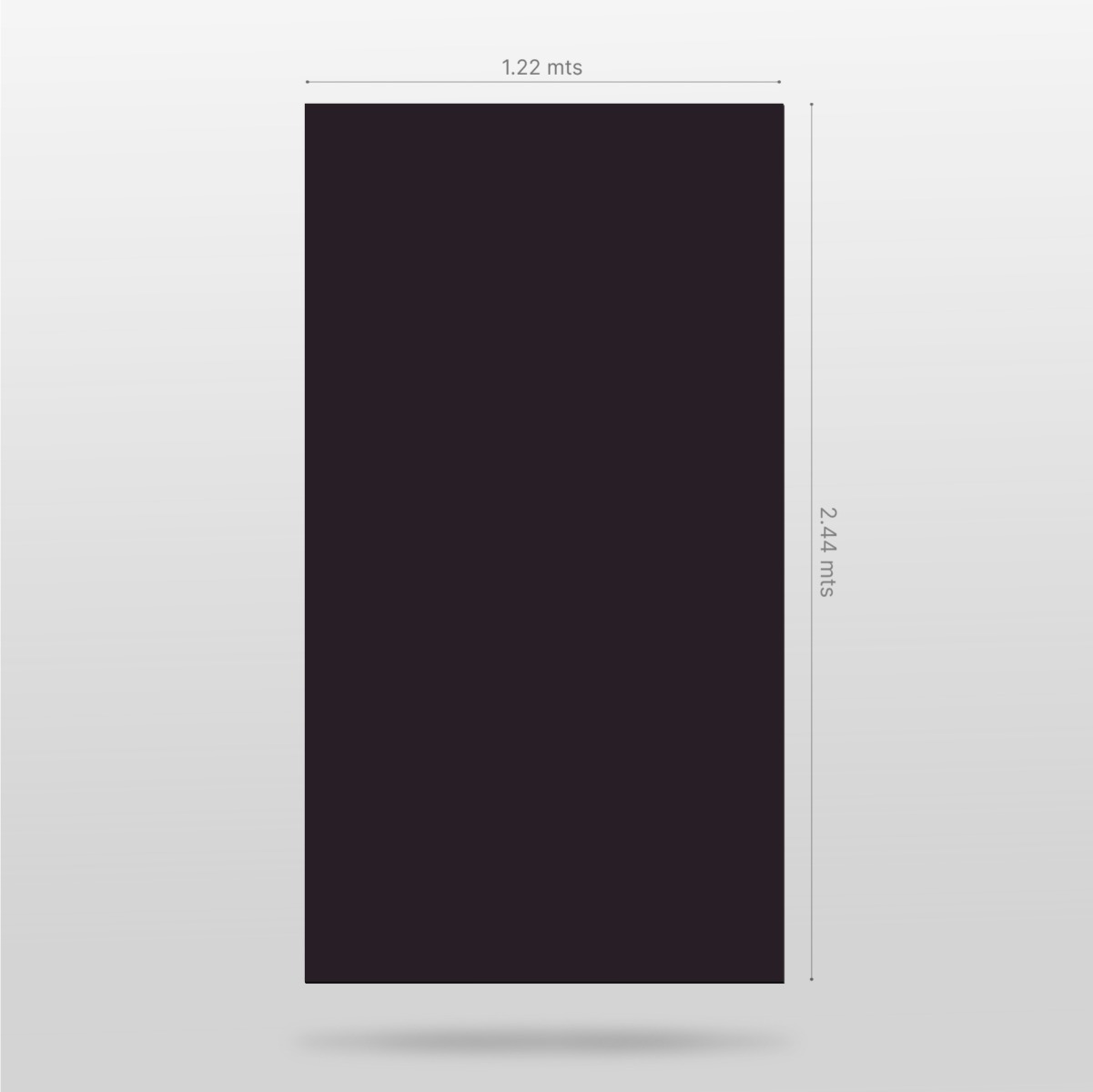 Laminado FENIX Viola Orissa, 1.22 x 2.44 m, espesor 0.7 mm