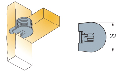 Sistema de unión WEDGEFIX para muebles