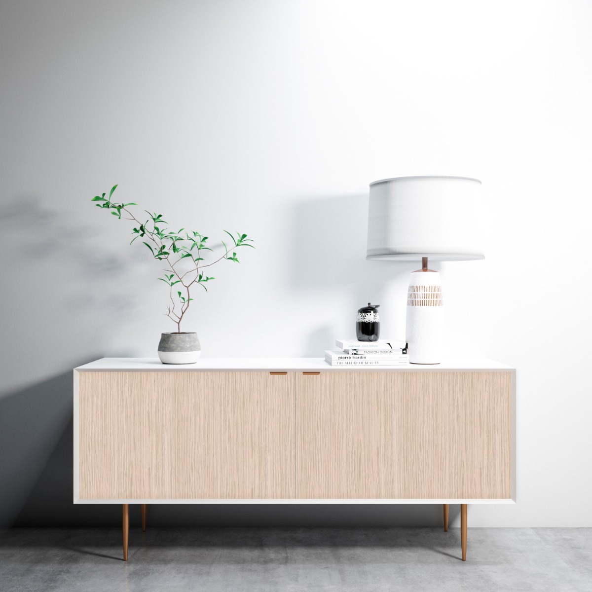 Chapa precompuesta de ENCINO BLANQUEADO GLACIAR (10.61) Largo 2.50 m