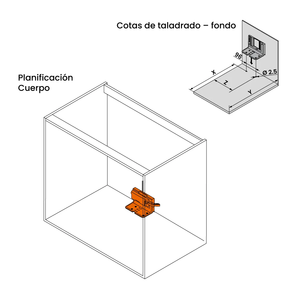 SERVO-DRIVE UNO, para cajón basurero