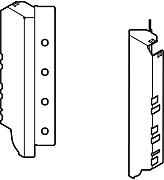 Brackets posteriores ANTARO, altura M, NIQUEL.