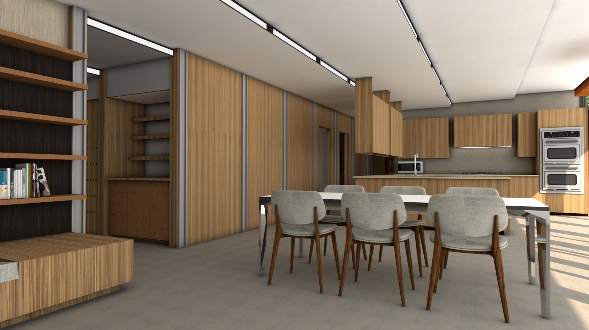 Laminado ZEBRANO (50.48G), medida 3050 x 1300 mm, acabado GROOVE