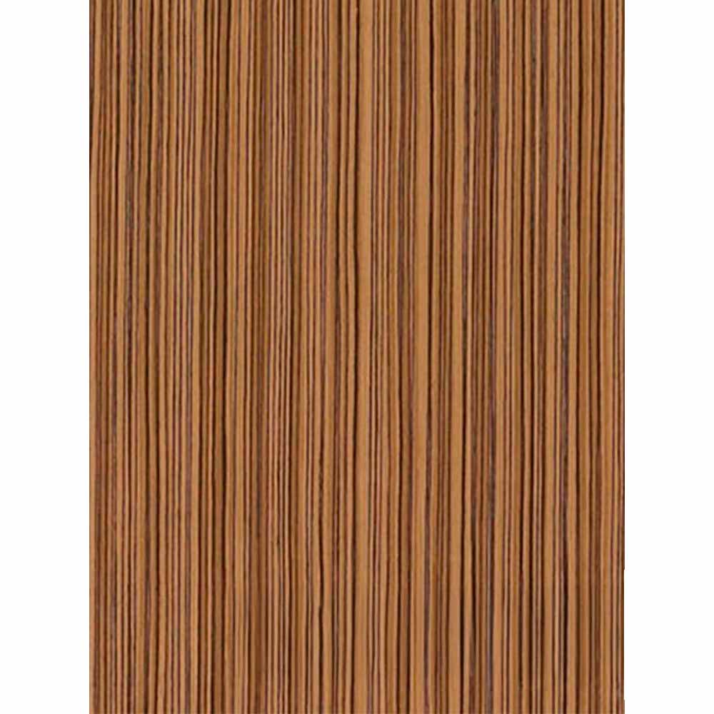 Chapa de madera natural de Zebrano con respaldo de papel